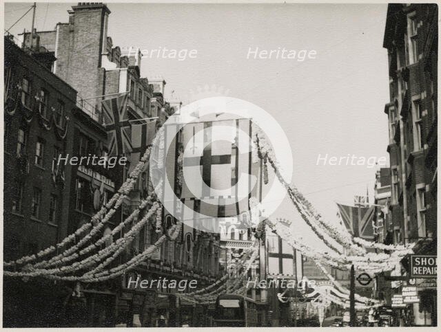 Fleet Street, City of London, Greater London Authority, 1953. Creator: JR Uppington.