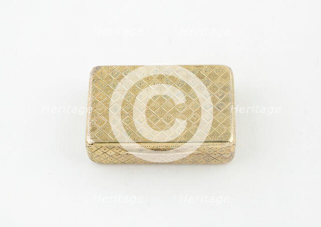 Vinaigrette, London, c. 1800/01. Creator: T. Phipps and E. Robinson.