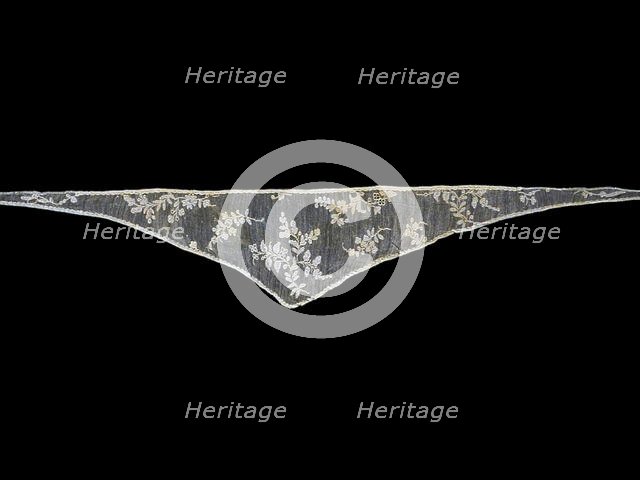 Shaped Sleeve Ruffle (Engageanté), Burano, 1770s/80s. Creator: Unknown.