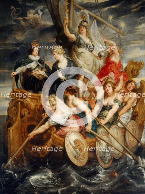 The adulthood of Louis XIII. (The Marie de' Medici Cycle), 1622-1625. Creator: Rubens, Pieter Paul (1577-1640).