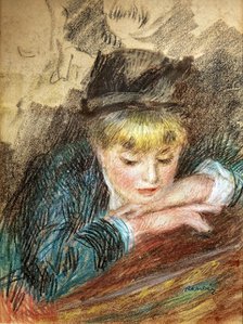 Portrait of a girl, . Creator: Renoir; Pierre Auguste (1841-1919).