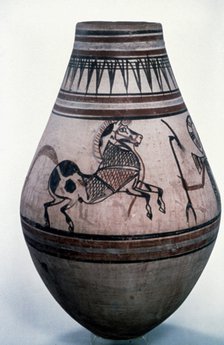 Egyptian Vase, 18th Dynasty. Artist: Unknown