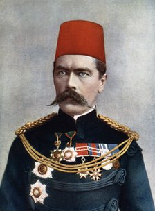 Horatio Herbert Kitchener, 1st Earl Kitchener, British Field Marshal, diplomat and statesman, 1902.Artist: G Lekegian