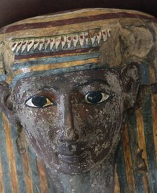 Wooden sarcophagus of Pa-Kush, priest of Amun? Artist: Unknown