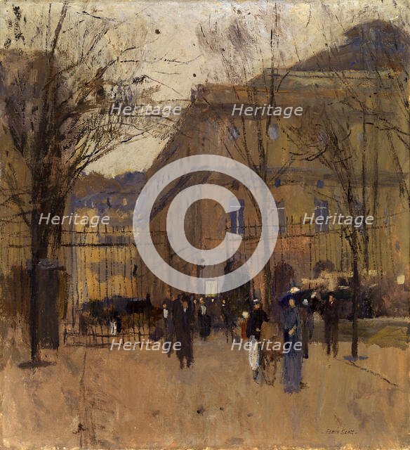 L' Odeon du Luxembourg, ca. 1911. Creator: Frank Edwin Scott.