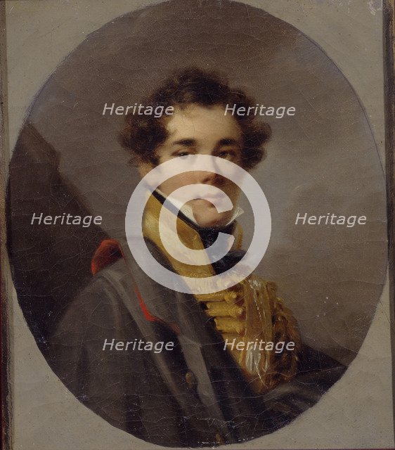 Portrait of Count Vasily Olsufyev (1796-1858), 1813. Artist: Molinari, Alexander (1772-1831)