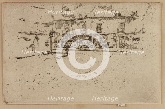 Jubilee Place, Chelsea, 1887. Creator: James Abbott McNeill Whistler.