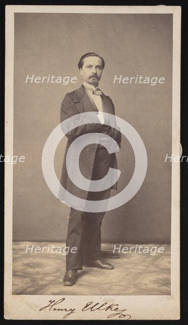 Portrait of Henry Ulke (1821-1910), Circa 1860s/1870s. Creator: Unknown.