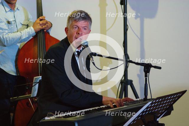 Neal Richardson, Splash Point Jazz, Eastbourne, East Sussex, UK, 28 Aug 2019. Creator: Brian O'Connor.