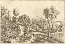 Landscape with a Vineyard, 1559. Creator: Hans Sebald Lautensack.