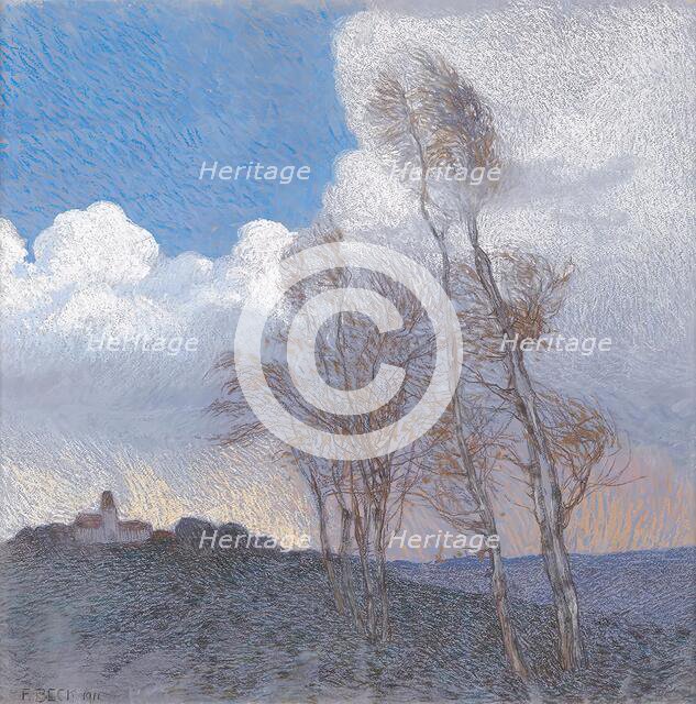 Thunderstorm, 1911. Creator: Friedrich Beck.