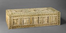 Casket with Warriors and Mythological Figures, Byzantine, 10th-11th century. Creator: Unknown.