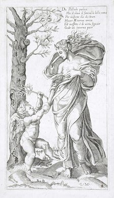 Allegorical Figure of Peace, between 1530 and 1540. Creators: Lorenzo de Musi, Marcantonio Raimondi.