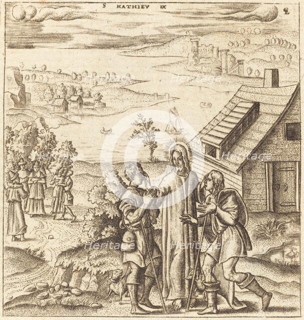 Christ Heals the Two Blind Men, probably c. 1576/1580. Creator: Leonard Gaultier.