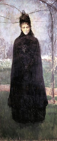 'Virginia Oldoini (1837-99) Countess of Castiglione, Memory of 1893', 1914. Creator: Jacques Emile Blanche.