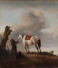 The Grey Horse, c.1646. Creator: Philip Wouverman.