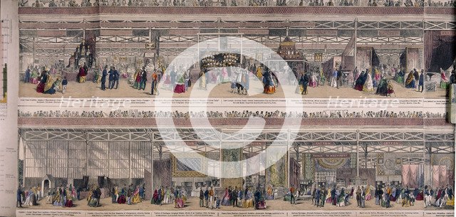 Great Exhibition, Crystal Palace, Hyde Park, London, 1851. Artist: Anon