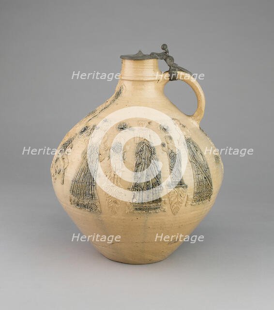 Water Jug with Arms of Jülich-Cleves-Berg, Germany, 1574. Creator: Anno Knütgen.