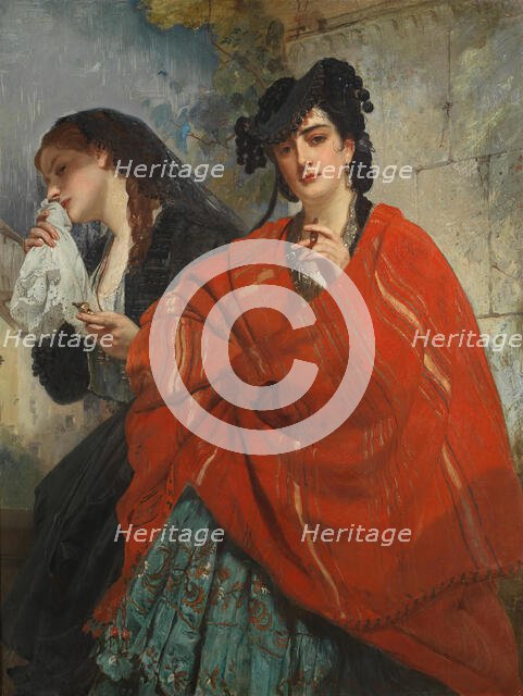 The Five Senses: Smell, c1865. Creator: Schlesinger, Henry Guillaume (1814-1893).