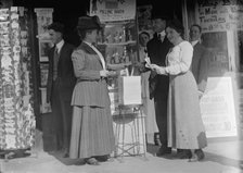 Woman Suffrage - Metting Pat, 1914. Creator: Harris & Ewing.