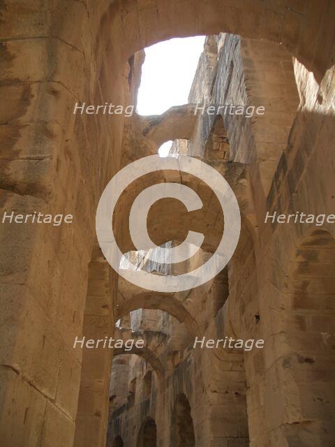 Amphitheatre of El Jem, Tunisia, 2009. Creator: Amanda Waite.