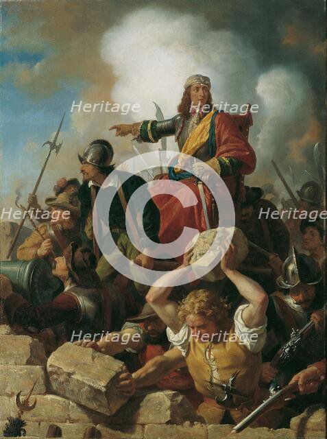 Vienna's defence against the Turks, 1683, ca 1865. Creator: Blaas, Karl von (1815-1894).