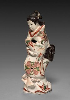 Standing Figure of a Beauty: Arita Ware, 1600s. Creator: Unknown.