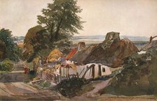 'A Lane With Cottages', c1820. Creator: Peter de Wint.