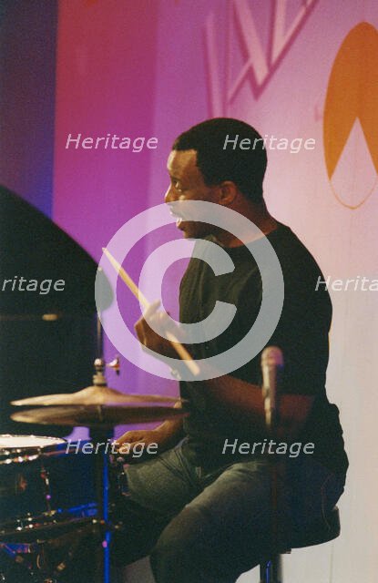Herlin Riley, Nairn International Jazz Fesival, Scotland, 2004. Creator: Brian Foskett.