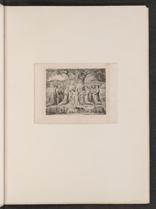 Job and His Family, 1825. Creator: William Blake.