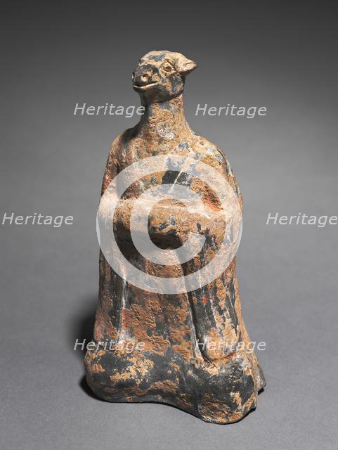 Mortuary Figure of the Zodiac Sign: Ox (Taurus), 500s. Creator: Unknown.