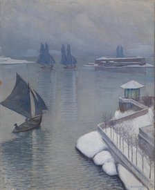 First Snow, 1896. Creator: Vaino Blomstedt.