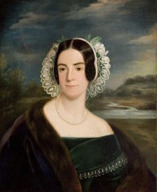 Female Portrait, c1850. Creator: Korneli Szlegel.