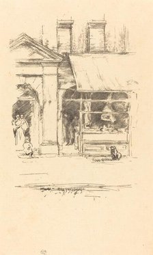 The Butcher's Dog, 1896. Creator: James Abbott McNeill Whistler.