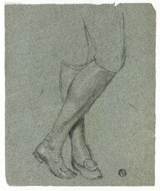 Crossed Legs of Standing Figure, n.d. Creator: John Downman.
