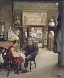 Tea in the Studio, 1932. Creator: Arthur George Walker.