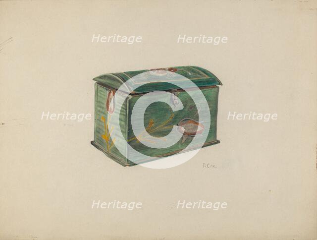 Painted Box, c. 1953. Creator: Douglas Cox.