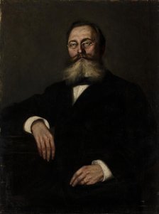 Portrait of Mr Wisniewski, 1889. Creator: Maria Mayerberg.