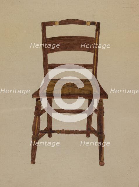 Chair, 1935/1942. Creator: Genevieve Sherlock.