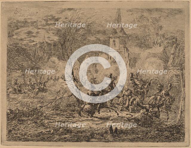 Capture of a Village (Prise d'un village). Creator: Gerhardus Emaus De Micault.