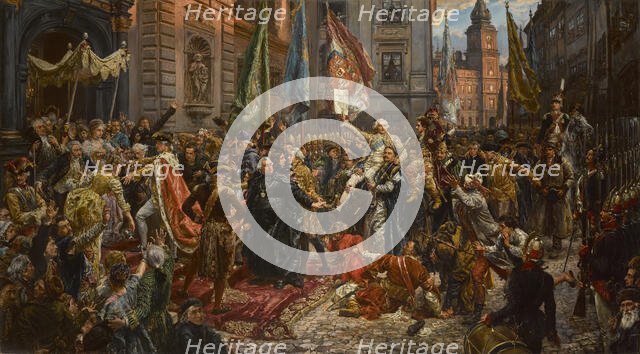 The Constitution of 3 May 1791, 1891. Creator: Matejko, Jan Alojzy (1838-1893).