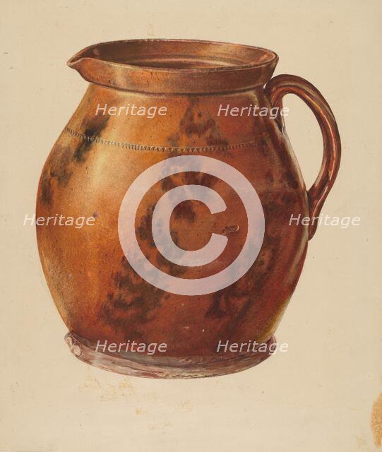 Pitcher, 1938. Creator: Francis Law Durand.
