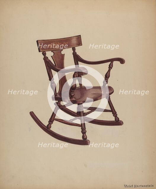 Rocker, 1940. Creator: Violet Hartenstein.
