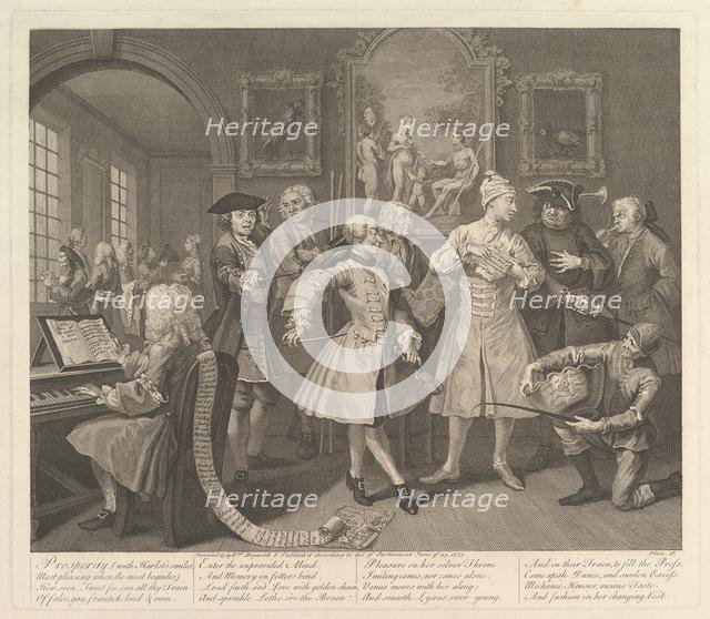 A Rake's Progress, Plate 2, June 25, 1735. Creator: William Hogarth.