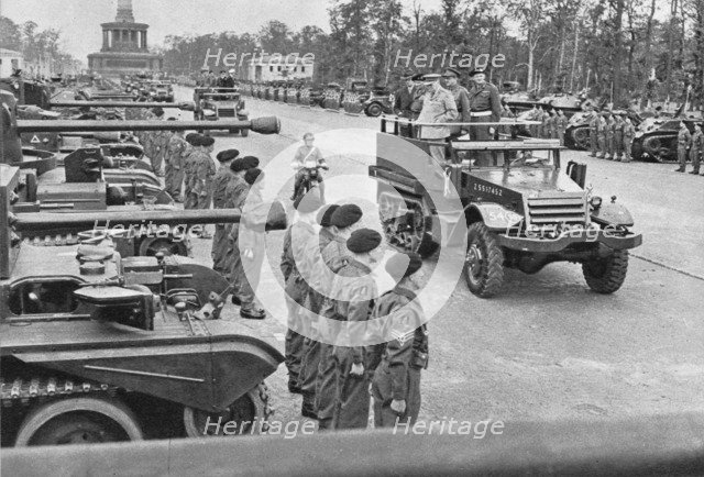 'British Victory Parade in Berlin, July, 1945', 1945 (1955). Artist: Unknown.