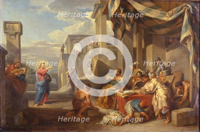 The Vocation of Saint Matthew, 1752. Artist: Panini, Giovanni Paolo (1691-1765)