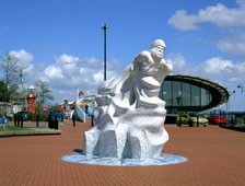Antarctic 100 Memorial, Waterfront Park, Cardiff, Wales.
