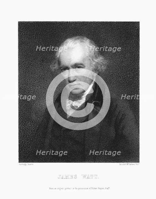 James Watt, Scottish engineer. Artist: Unknown