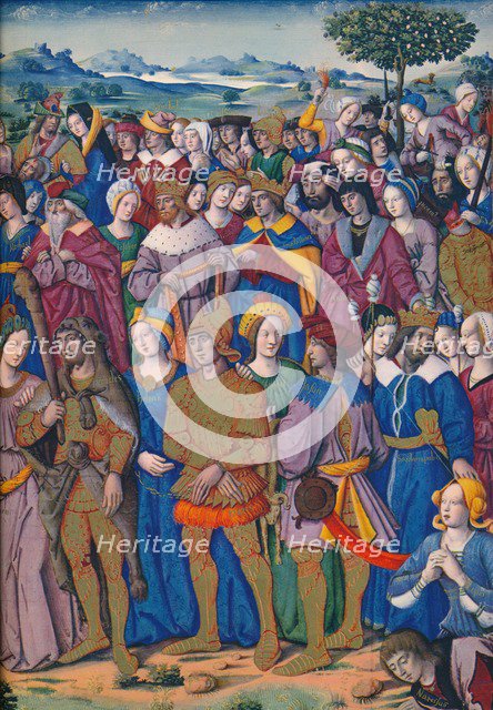 'The Triumph of Love', c15th century, (1937). Artist: Emile- Aurele Van Moe.