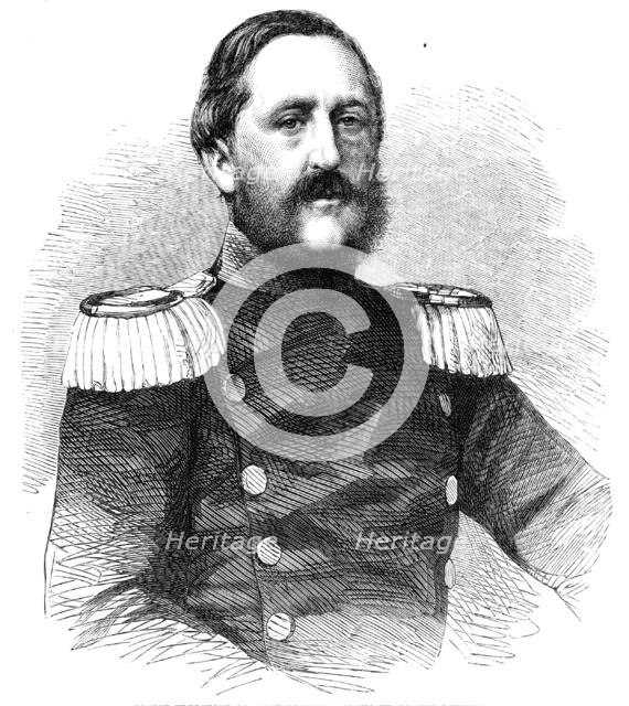 The Schleswig-Holstein Difficulty: Prince Frederick of Augustenburg, claimant to the Duchies, 1864. Creator: Unknown.